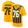 Tuec P.Steelers #76 Troy Fautanu Player Gold Limited 1933 Throwback Home Game Stitched Jerseys