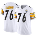 Tuec P.Steelers #76 Troy Fautanu Player White Limited Vapor F.U.S.E. Home Game Stitched Jerseys