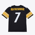 Tuec P.Steelers #7 Ben Roethlisberger Mitchell & Ness Black 2004 Legacy Throwback Replica Jersey Stitched Puhic Game Jerseys