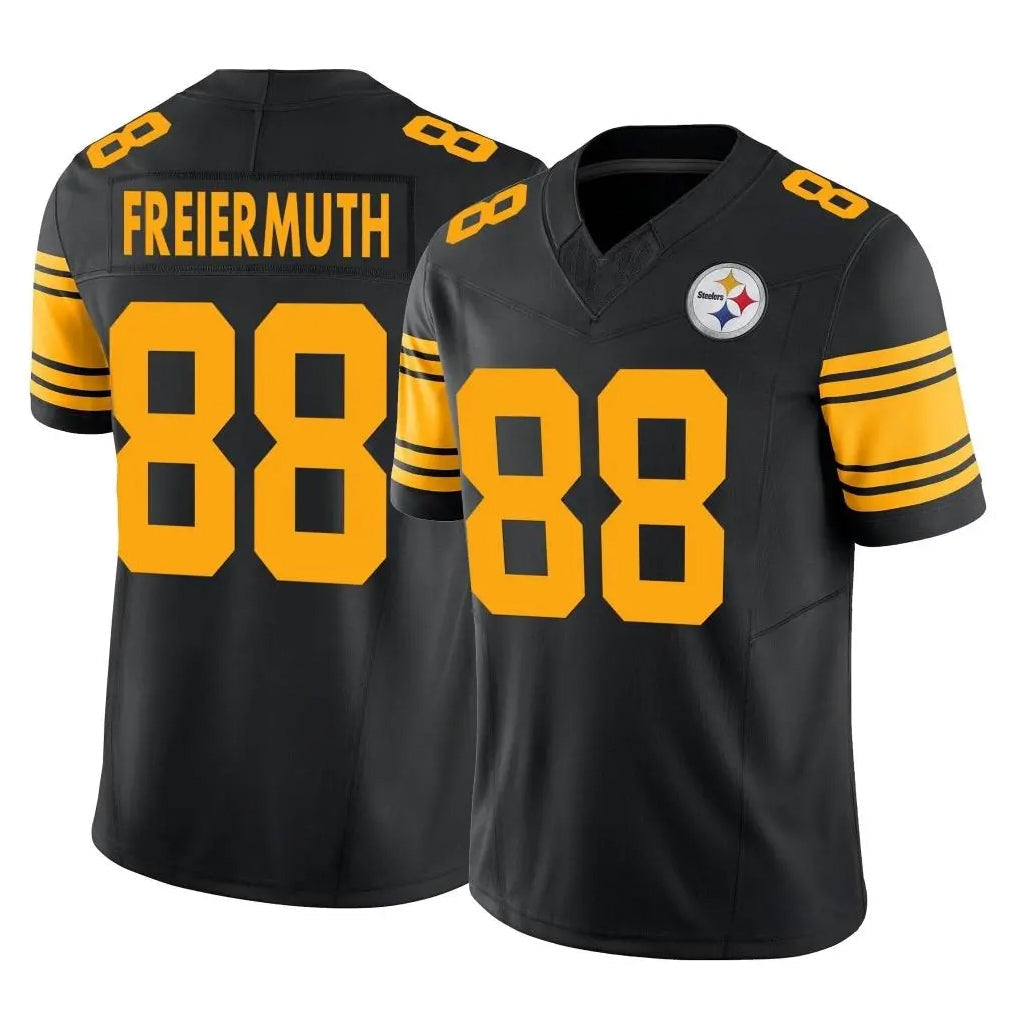 Tuec P.Steelers #88 Pat Freiermuth Player Black Limited 2nd Alternate Vapor F.U.S.E. Home Game Stitched Jerseys