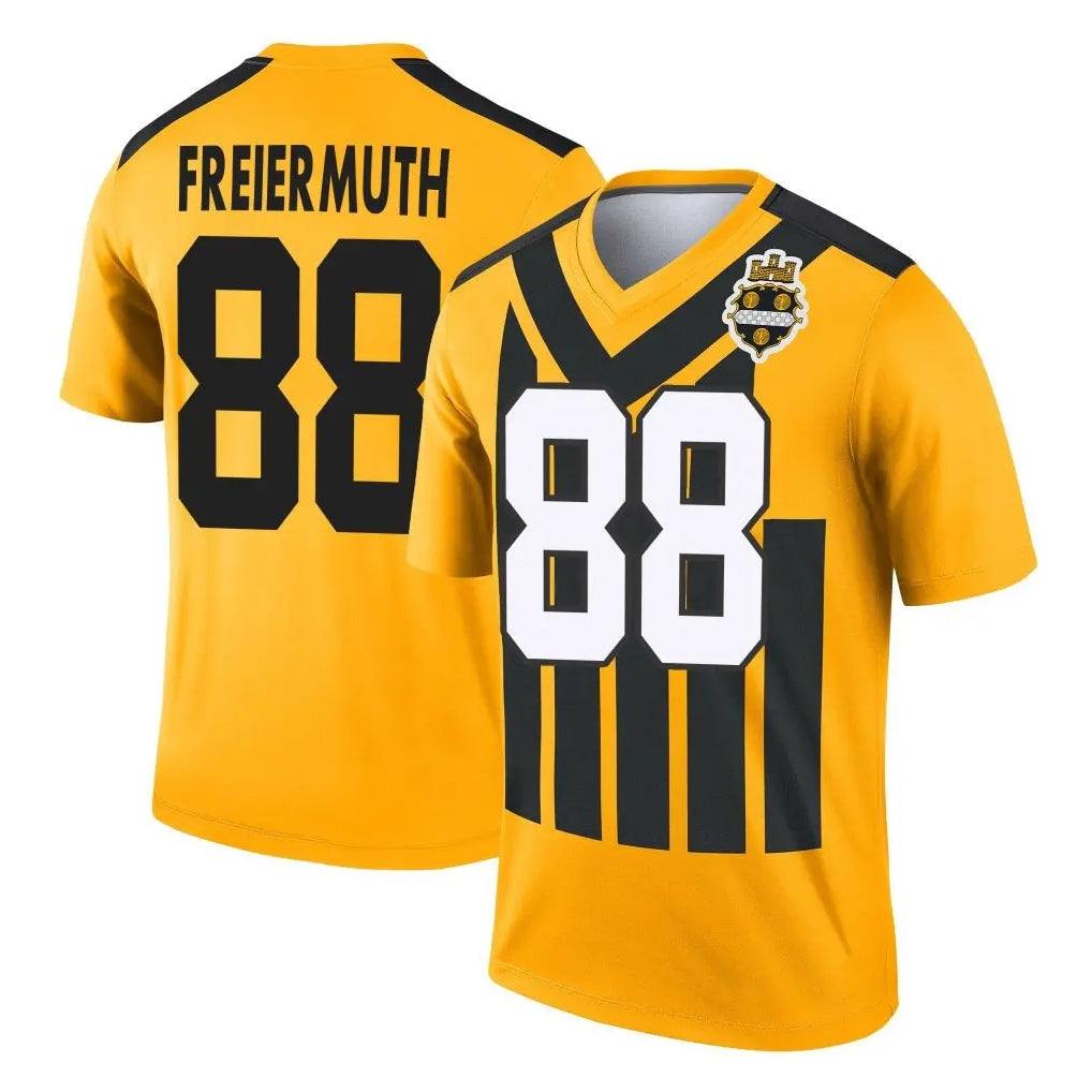 Tuec P.Steelers #88 Pat Freiermuth Player Gold Legend Limited 1933 Throwback Performance Home Game Stitched Jerseys