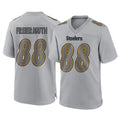 Tuec P.Steelers #88 Pat Freiermuth Player Gray Atmosphere Fashion Home Game Stitched Jerseys