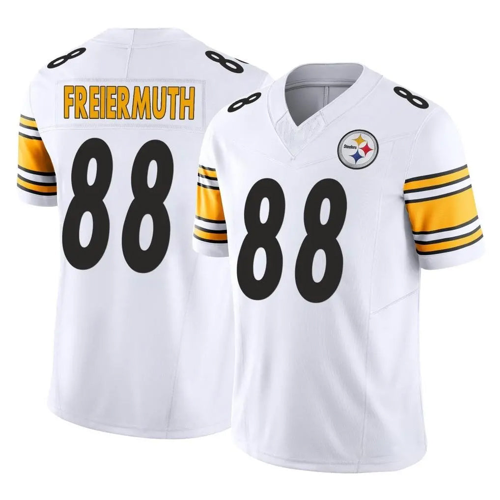 Tuec P.Steelers #88 Pat Freiermuth Player White Limited Vapor F.U.S.E. Home Game Stitched Jerseys