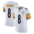 Tuec P.Steelers #8 Aaron Rodgers Player White Limited Vapor Untouchable Home Game Stitched Jerseys