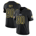 Tuec P.Steelers #90 T.J. Watt Player Black Impact Limited Home Game Stitched Jerseys