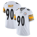 Tuec P.Steelers #90 T.J. Watt Player White Limited Vapor Untouchable Home Game Stitched Jerseys