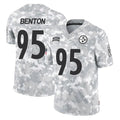 Tuec P.Steelers #95 Keeanu Benton Player Arctic Camo Limited Salute To Service Home Game Stitched Jerseys