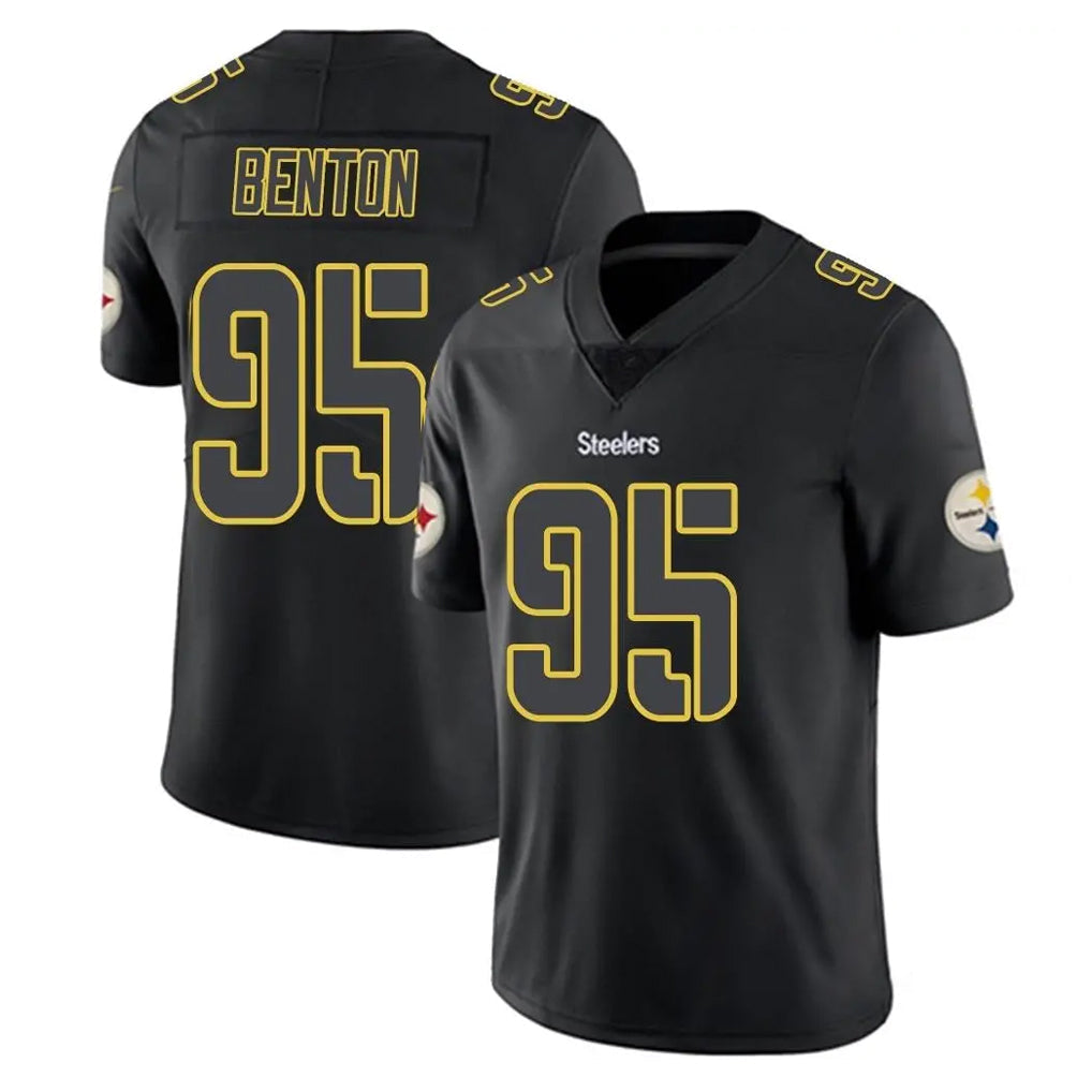 Tuec P.Steelers #95 Keeanu Benton Player Black Impact Limited Home Game Stitched Jerseys