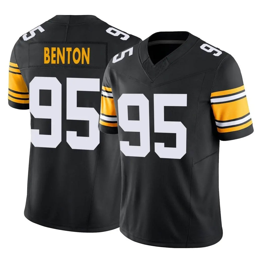 Tuec P.Steelers #95 Keeanu Benton Player Black Limited Alternate Vapor F.U.S.E. Home Game Stitched Jerseys