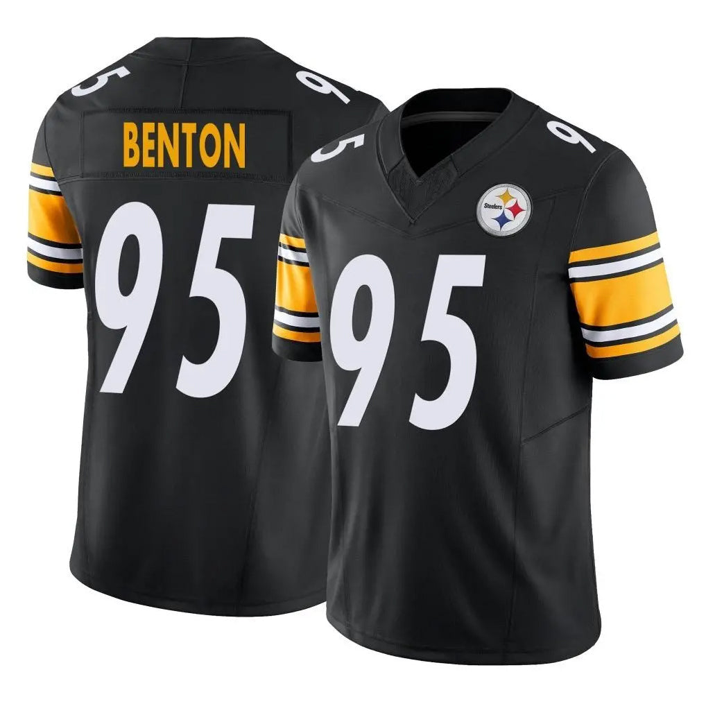 Tuec P.Steelers #95 Keeanu Benton Player Black Limited Vapor F.U.S.E. Home Game Stitched Jerseys