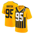 Tuec P.Steelers #95 Keeanu Benton Player Gold Limited 1933 Throwback Home Game Stitched Jerseys