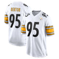 Tuec P.Steelers #95 Keeanu Benton Player White Home Game Stitched Jerseys