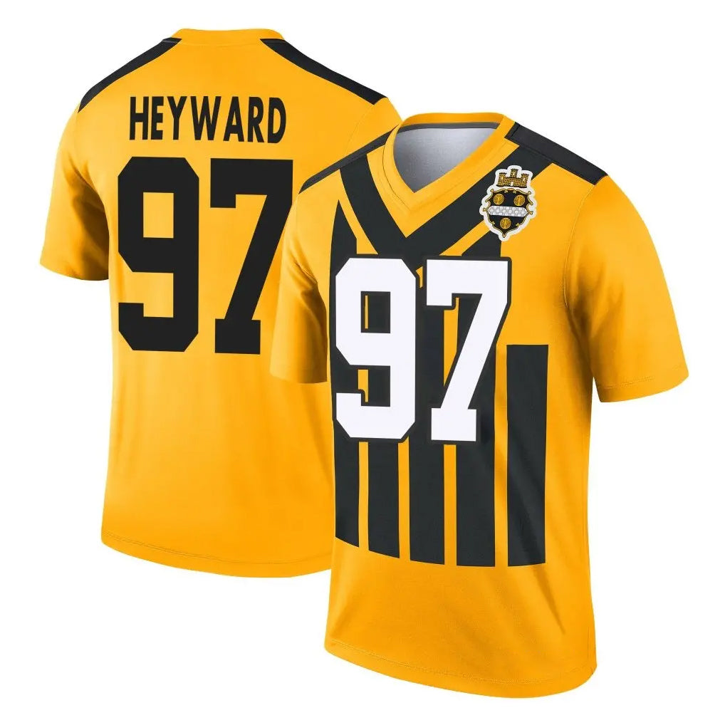 Tuec P.Steelers #97 Cameron Heyward Player Gold Legend Limited 1933 Throwback Performance Home Game Stitched Jerseys