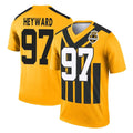 Tuec P.Steelers #97 Cameron Heyward Player Gold Legend Limited 1933 Throwback Performance Home Game Stitched Jerseys