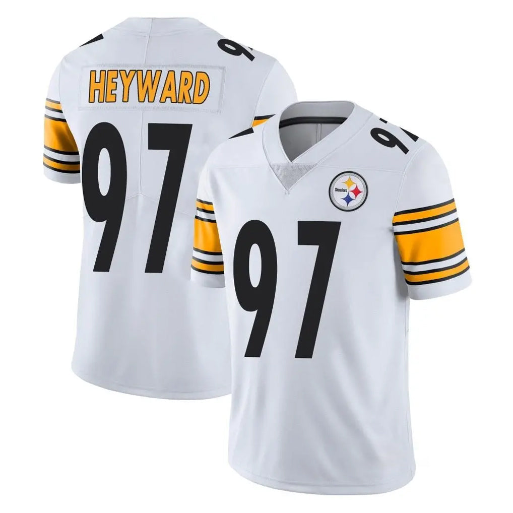 Tuec P.Steelers #97 Cameron Heyward Player White Limited Vapor Untouchable Home Game Stitched Jerseys