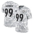 Tuec P.Steelers #99 Derrick Harmon Player Arctic Camo Limited Salute To Service Home Game Stitched Jerseys