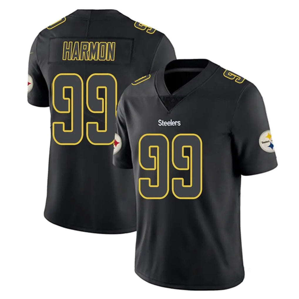 Tuec P.Steelers #99 Derrick Harmon Player Black Impact Limited Home Game Stitched Jerseys
