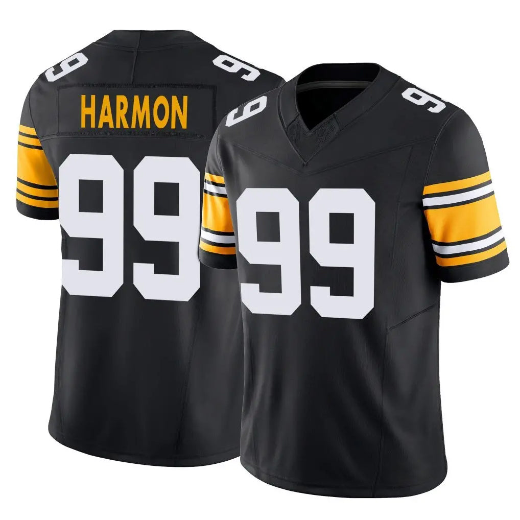 Tuec P.Steelers #99 Derrick Harmon Player Black Limited Alternate Vapor F.U.S.E. Home Game Stitched Jerseys