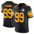 Tuec P.Steelers #99 Derrick Harmon Player Black Limited Color Rush Home Game Stitched Jerseys