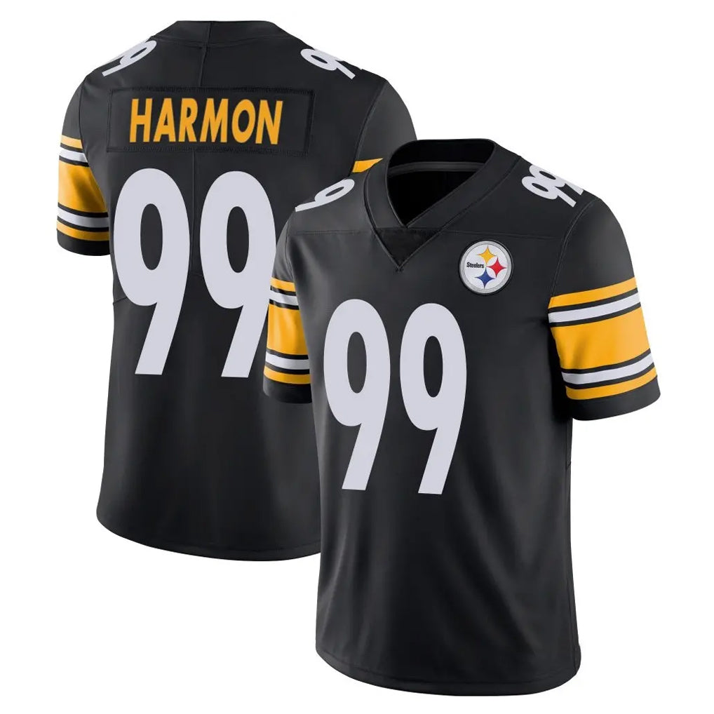 Tuec P.Steelers #99 Derrick Harmon Player Black Limited Vapor Untouchable Home Game Stitched Jerseys