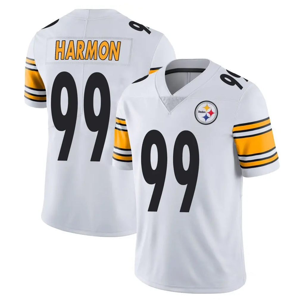 Tuec P.Steelers #99 Derrick Harmon Player White Limited Vapor Untouchable Home Game Stitched Jerseys
