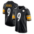 Tuec P.Steelers #9 Chris Boswell Player Black Home Game Stitched Jerseys