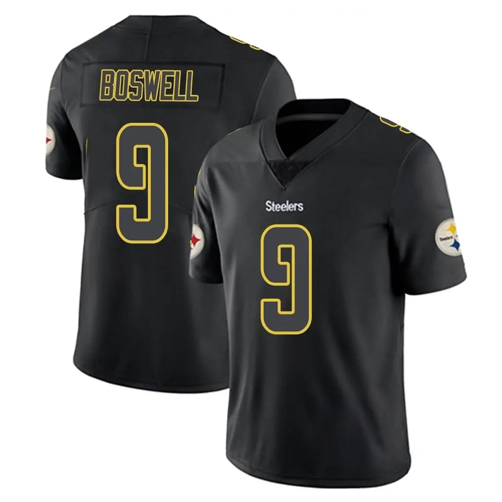 Tuec P.Steelers #9 Chris Boswell Player Black Impact Limited Home Game Stitched Jerseys