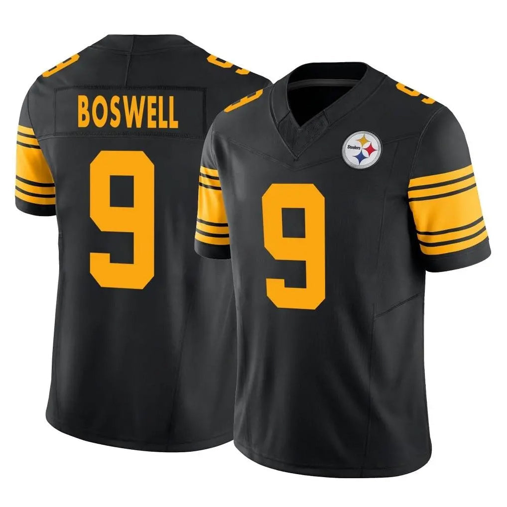 Tuec P.Steelers #9 Chris Boswell Player Black Limited 2nd Alternate Vapor F.U.S.E. Home Game Stitched Jerseys