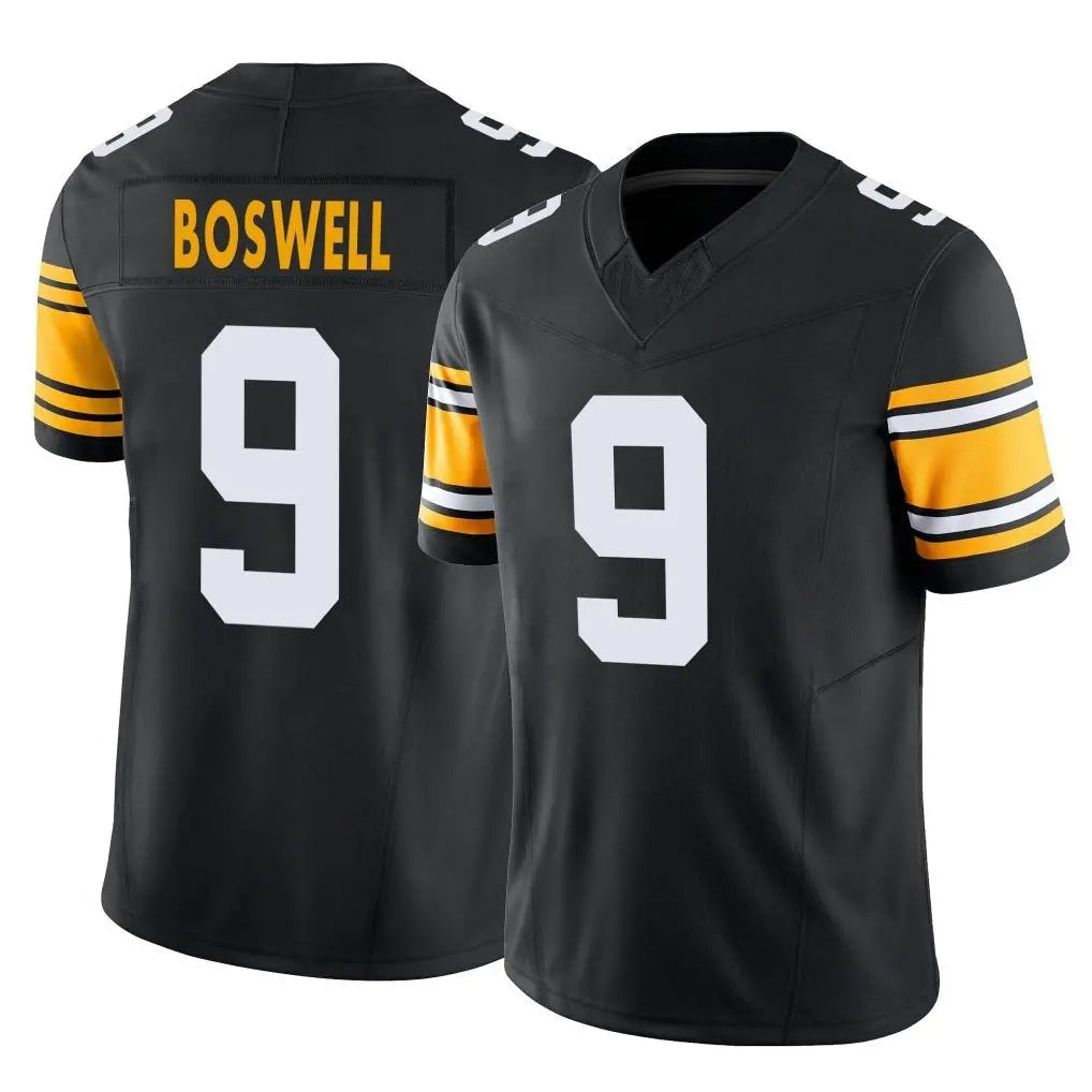 Tuec P.Steelers #9 Chris Boswell Player Black Limited Alternate Vapor F.U.S.E. Home Game Stitched Jerseys
