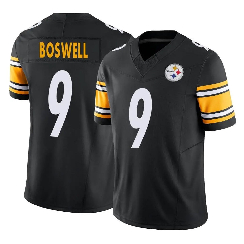 Tuec P.Steelers #9 Chris Boswell Player Black Limited Vapor F.U.S.E. Home Game Stitched Jerseys
