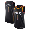 tuec P.Suns #1 Devin Booker Black Authentic Player Jerseys - Statement Edition