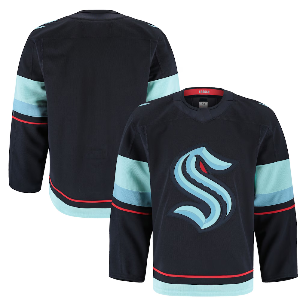 Tuec S.Kraken Deep Sea Blue Home Authentic Pro Jerseys