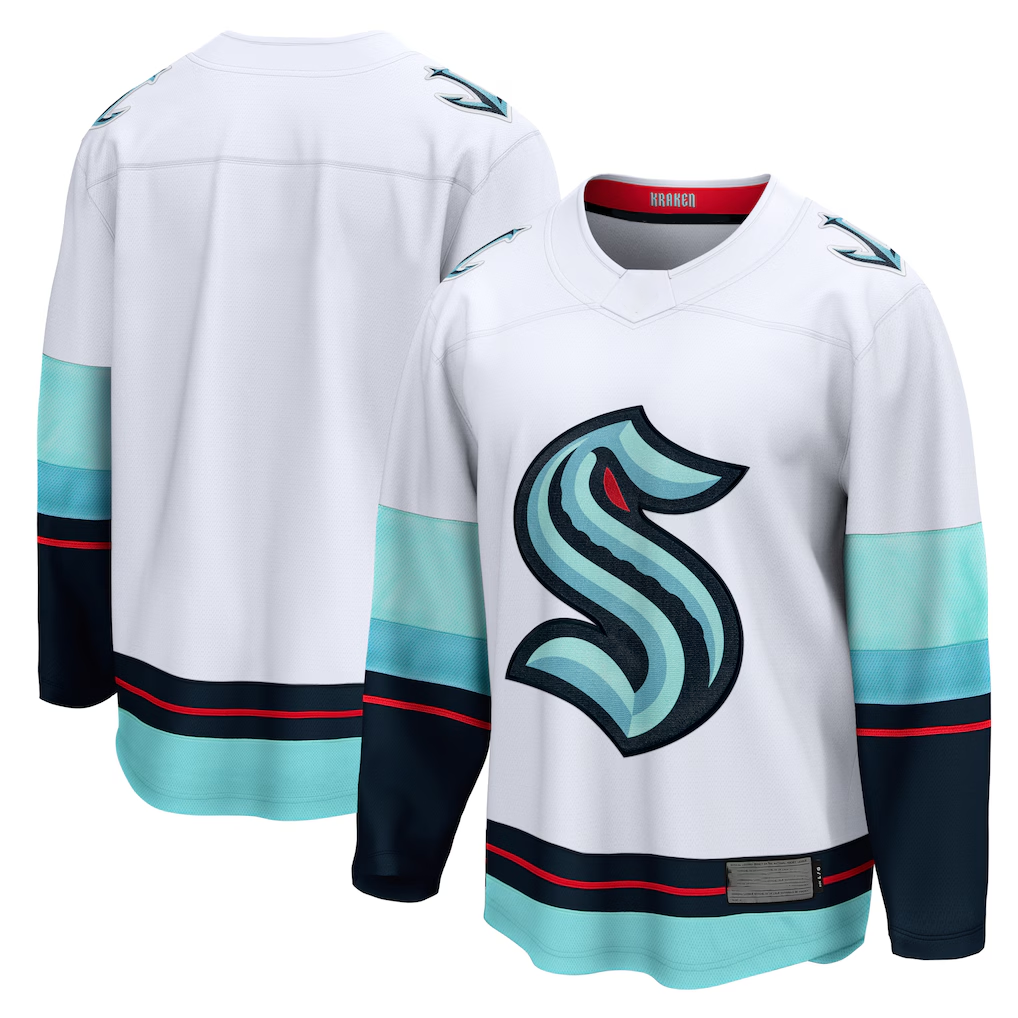 Tuec S.Kraken White Away Breakaway Jerseys