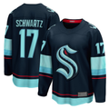Tuec S.Kraken #17 Jaden Schwartz Navy Home Breakaway Player Jerseys