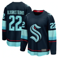 Tuec S.Kraken #22 Oliver Bjorkstrand Deep Sea Blue Home Breakaway Player Jerseys