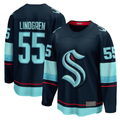 Tuec S.Kraken #55 Ryan Lindgren Deep Sea Blue Home Breakaway Jerseys