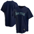 tuec S.Mariners Blank Player Navy Home Game Stitched Jerseys