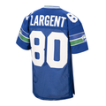 Tuec S.Seahawks 1985 #80 Steve Largent Mitchell & Ness Royal Authentic Throwback Retired Player Stitched Puhic Jersey