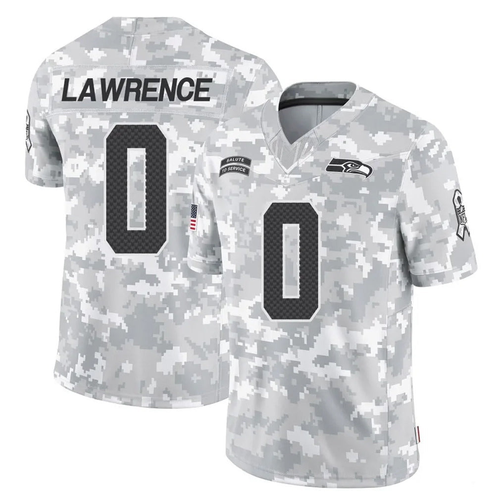 Tuec S.Seahawks #0 DeMarcus Lawrence Player Arctic Camo Limited Salute To Service Home Game Stitched Jerseys