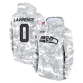 Tuec S.Seahawks #0 DeMarcus Lawrence Player Arctic Camo Limited Salute to Service Pullover Hoodies Game Stitched Jerseys