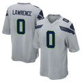 Tuec S.Seahawks #0 DeMarcus Lawrence Player Gray Home Game Stitched Jerseys