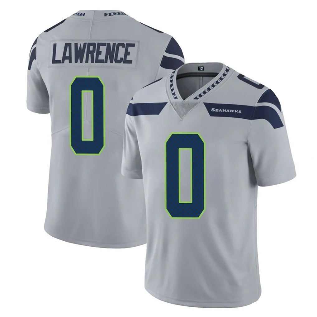 Tuec S.Seahawks #0 DeMarcus Lawrence Player Gray Limited Vapor Untouchable Home Game Stitched Jerseys