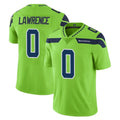 Tuec S.Seahawks #0 DeMarcus Lawrence Player Green Limited Color Rush Home Game Stitched Jerseys