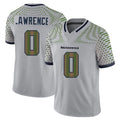 Tuec S.Seahawks #0 DeMarcus Lawrence Player Grey Limited 2025 Rivalries Collection Home Game Stitched Jerseys