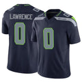 Tuec S.Seahawks #0 DeMarcus Lawrence Player Navy Limited Vapor F.U.S.E. Home Game Stitched Jerseys