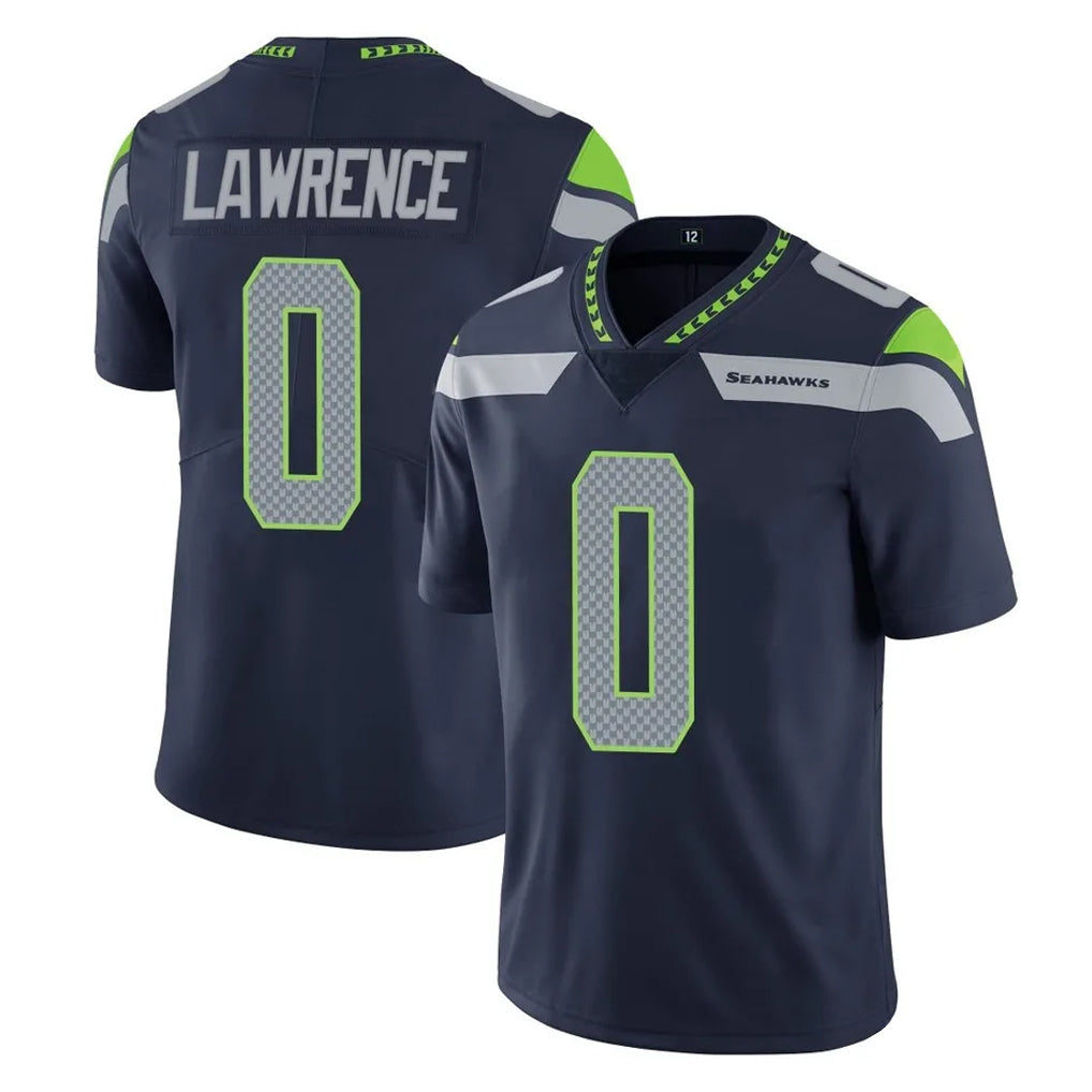 Tuec S.Seahawks #0 DeMarcus Lawrence Player Navy Limited Vapor Untouchable Home Game Stitched Jerseys