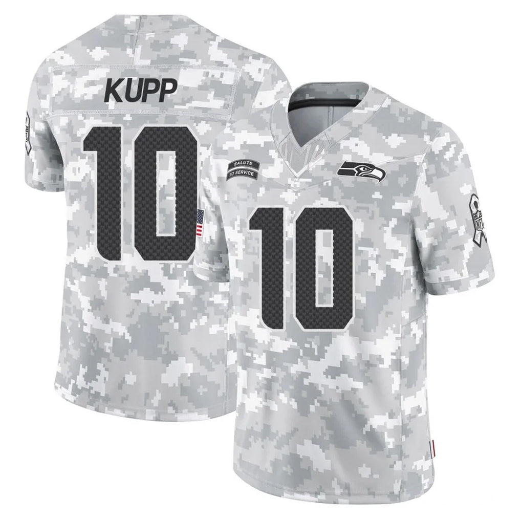 Tuec S.Seahawks #10 Cooper Kupp Player Arctic Camo Limited Salute To Service Home Game Stitched Jerseys