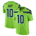 Tuec S.Seahawks #10 Cooper Kupp Player Green Limited Color Rush Home Game Stitched Jerseys