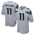 Tuec S.Seahawks #11 Jaxon Smith-Njigba Player Gray Home Game Stitched Jerseys