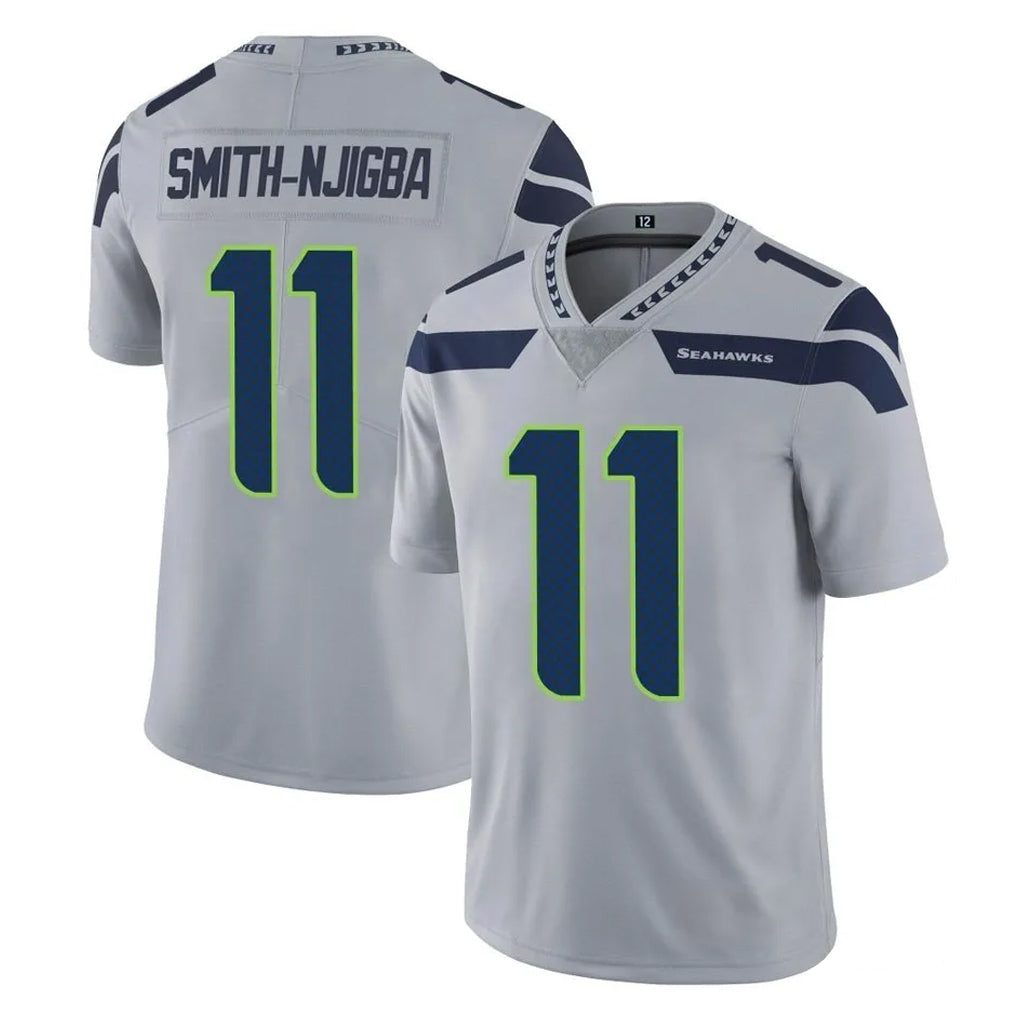 Tuec S.Seahawks #11 Jaxon Smith-Njigba Player Gray Limited Vapor Untouchable Home Game Stitched Jerseys